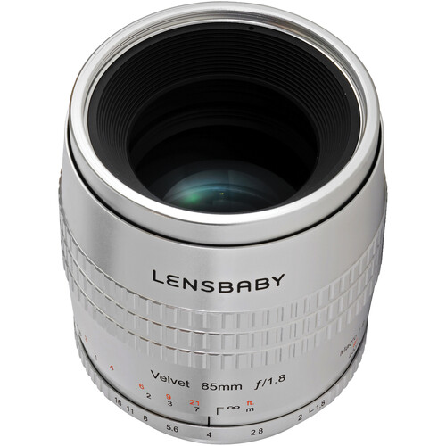 Lensbaby Velvet 85mm f/1.8 Lens for Pentax K (Silver)