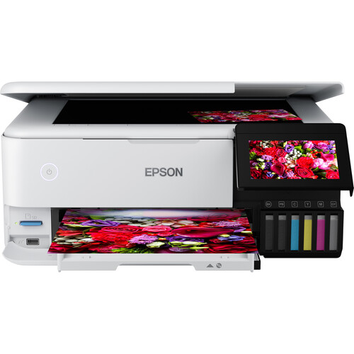 Epson EcoTank ET-8500, Impresora Fotográfica A4 MultiFunción WiFi con  Impresión a Doble Cara Automática