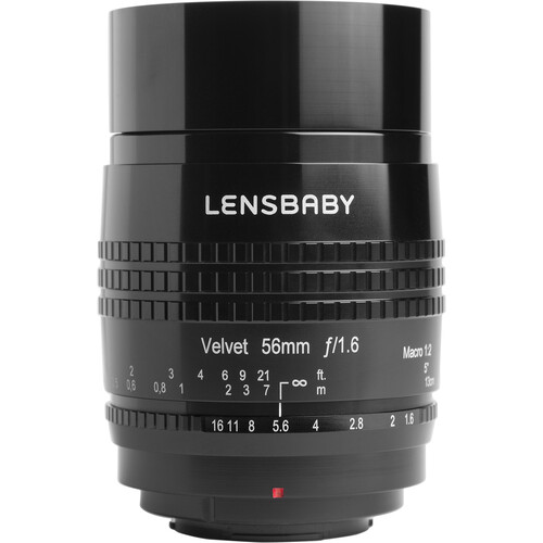 Lensbaby Velvet 56mm f/1.6 Lens for Sony E (Black)