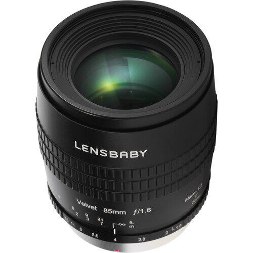 Lensbaby Velvet 85mm f/1.8 Lens (Sony E, Black)