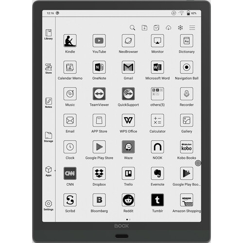 Boox 13.3 Max Lumi 64GB E-Ink Tablet OPC0778R Bu0026H Photo Video