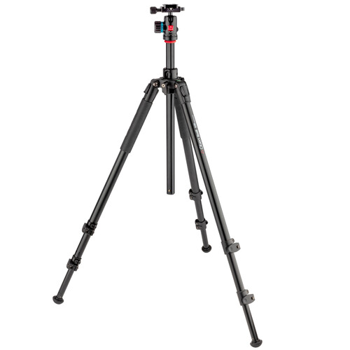 055 Aluminum 3-Section Tripod Kit with Ball Head