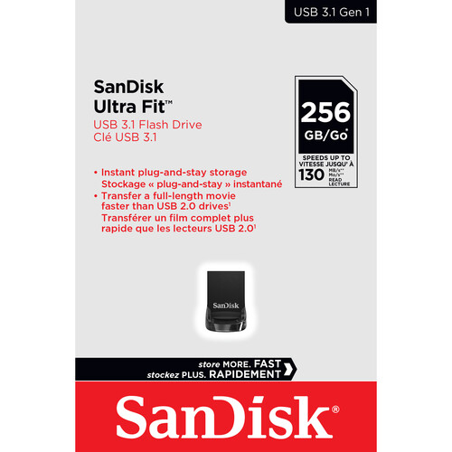 SanDisk 256GB Ultra Fit Type-A Flash