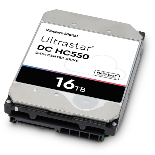 WD 16TB UltraStar DC HC550 7200 rpm SATA III 3.5" Internal HDD (OEM)