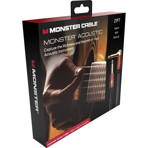Monster Cable Prolink Acoustic Series Right-Angle 1/4