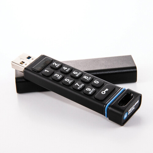 SecureData 128GB SecureUSB KP 256-Bit Encrypted USB 3.0 Flash Drive