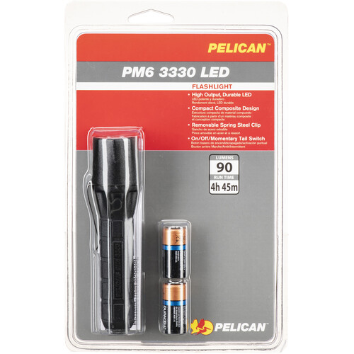 Pelican 3330 PM6 Tactical Flashlight 3330-010-110-G B&H Photo