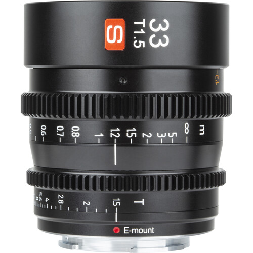 Viltrox 33mm T1.5 Cine Lens (Sony E-Mount) S 33MM T1.5 (E