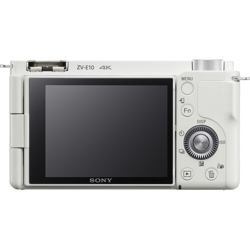 Sony ZV-E10 Mirrorless Camera (White) ILCZV-E10/W B&H Photo Video