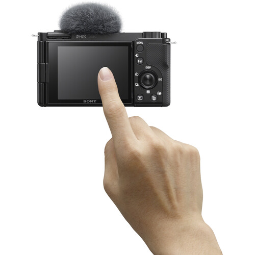 Sony ZVE10 Mirrorless Camera (ZV-E10 Camera Body, Black) B&H Photo