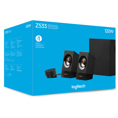 opføre sig At give tilladelse indhente Logitech Z533 2.1 Speaker System with Subwoofer and 980-001053