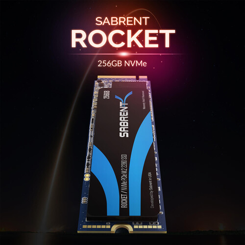 Sabrent 256GB ROCKET NVMe PCIe M.2 2280 Internal SB-ROCKET-256