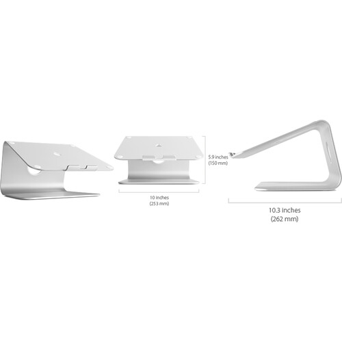 Support pour MacBook Pro / Air - Rain Design mStand - Gris sidéral - Support  MacBook - RAIN DESIGN