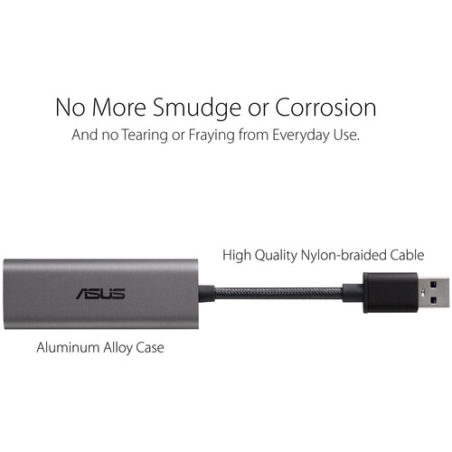 ASUS USB-C2500 USB 3.0 Type-A to 2.5G RJ45 Ethernet USB-C2500