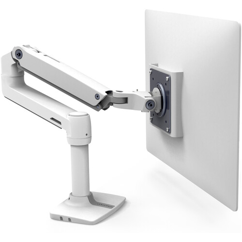 Ergotron LX Desk Mount Monitor Arm (White) 45-490-216 B&H Photo