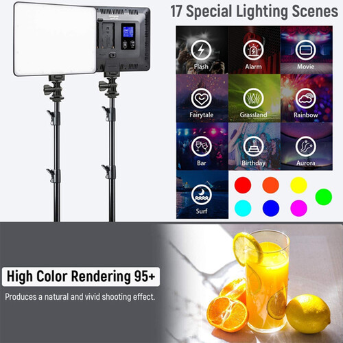 Weeylite Sprite 20 RGB LED Panel 2-Light Kit