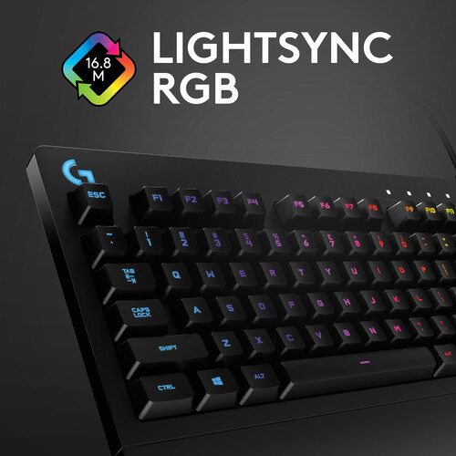klap Teasing bar Logitech G G213 Prodigy RGB Backlit Gaming Keyboard 920-008083
