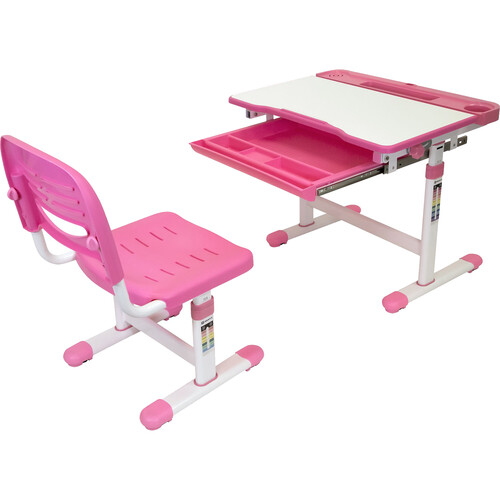 Mount-It! Kids Desk and Chair Set, Height Adjustable Ergonomic