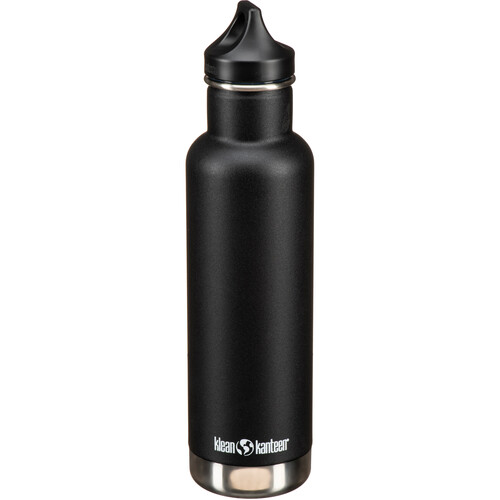 Klean Kanteen Bottle 20oz Insulated Classic Loop Black