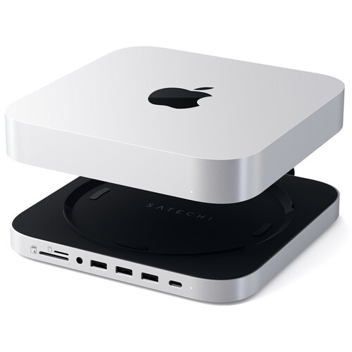 Satechi Stand & Hub with M.2 SATA SSD Enclosure for Mac ST-MMSHS