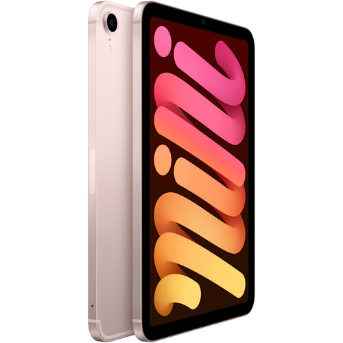 Apple 8.3" iPad mini (6th Gen, 64GB, Wi-Fi + 5G LTE, Pink)