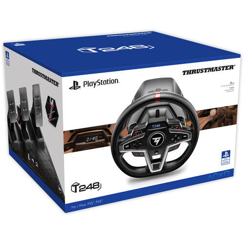Thrustmaster T248 Wheel and T3PM Pedal Set 4169097 B&H