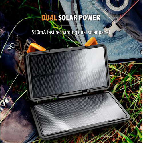 ToughTested 10,000mAh Dual Solar Switchback Power Pack