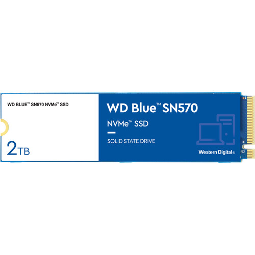 WD 2TB Blue SN570 NVMe M.2 Internal SSD WDBB9E0020BNC