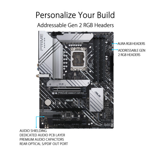 ASUS PRIME Z690-P WIFI D4 LGA1700 ATX Motherboard