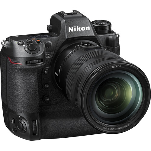 Nikon Z9 camera with lens