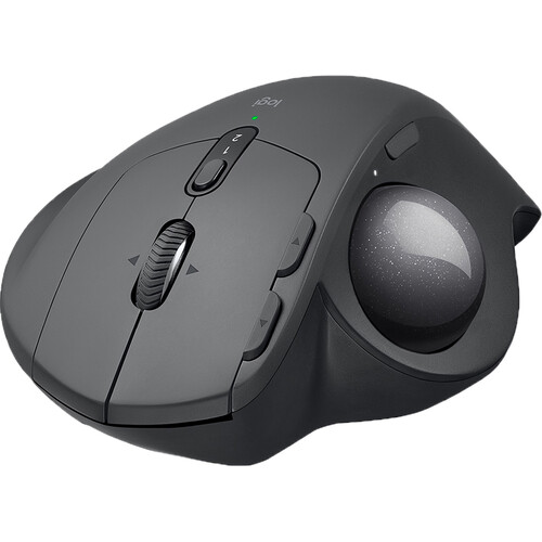  Logitech MX Ergo Wireless Trackball Mouse, Ergonomic