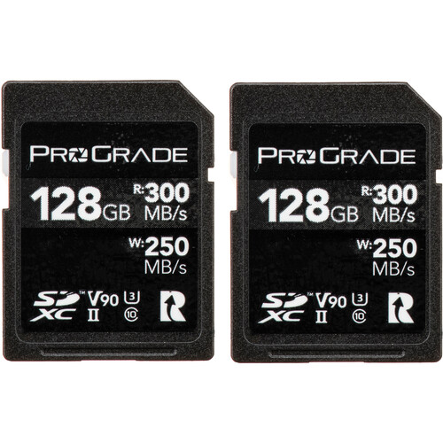 ProGrade Digital 128GB UHS-II SDXC Memory Card PGSD128GBCK2BH