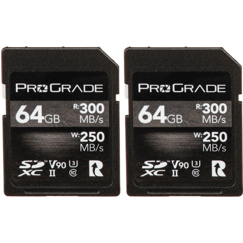 ProGrade Digital 64GB UHS-II SDXC Memory Card PGSD64GBCK2BH B&H