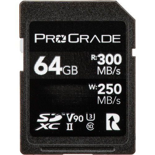 ProGrade Digital 64GB UHS-II SDXC Memory Card PGSD64GBCKBH B&H