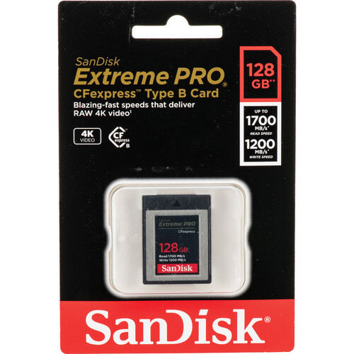 SanDisk ExtremePRO CFexpress Type B 128 | angeloawards.com