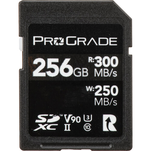ProGrade Digital GB UHS II SDXC Memory Card