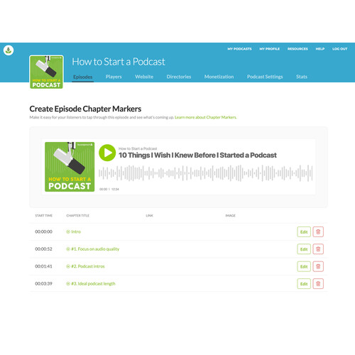 Adding Chapter Markers to Your Audio Podcast Episodes