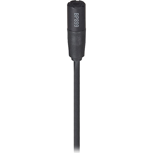 Audio-Technica BP899cH Subminiature Omnidirectional Lavalier Microphone  (Black, cH-Style Connector)