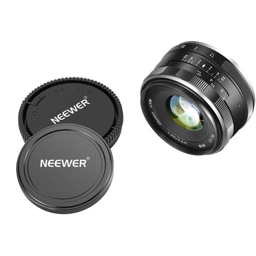 アウトレット商品 NEEWER 35mm F1.7 MF単焦点レンズ【EF-Mマウント