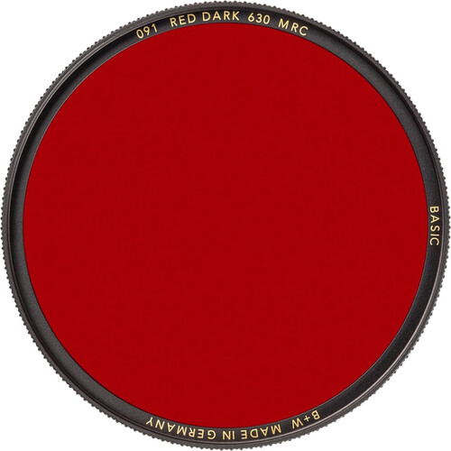 B+W #630/091 Dark Red MRC Basic Filter (39mm)