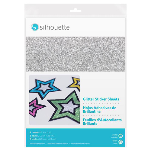 Silhouette® Printable Clear Sticker Paper