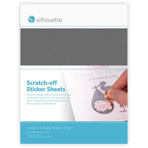 Silhouette Scratch-Off Stickers MEDIA-SCRATCH-SVR B&H Photo Video