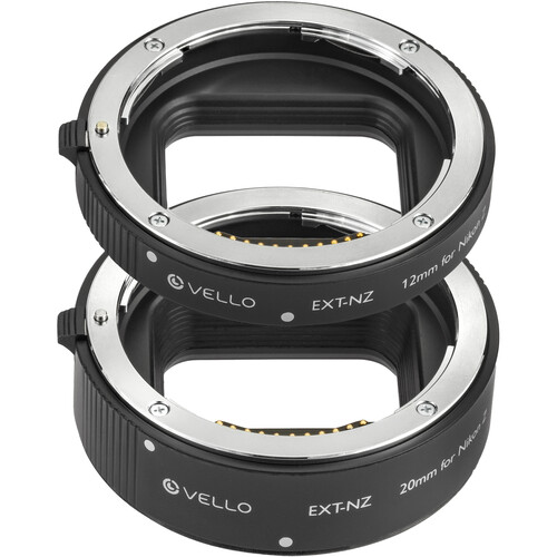 Vello Auto Extension Tubes for Nikon Z-Mount Lenses EXT-NZ B&H