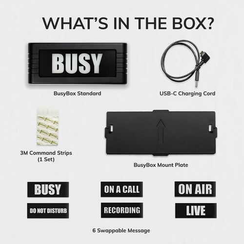  BusyBox S smart Bluetooth Sign, 5,000 mAH Battery