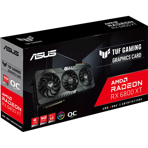 ASUS Radeon RX 6800 XT TUF GAMING TUF-RX6800XT-O16G-GAMING B&H