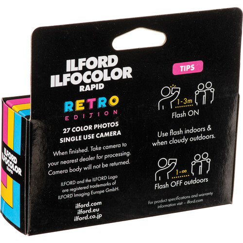 ilford ilfocolor rapid retro edition single use camera