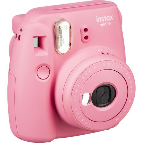 Fujifilm Instax Mini 9 Instant Camera Holiday Gift Set (Flamingo