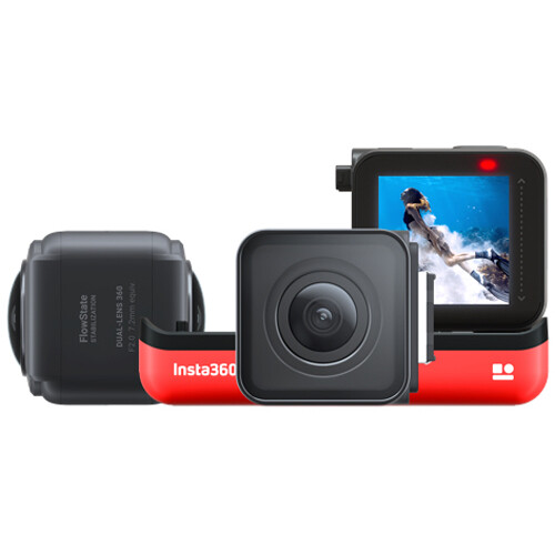 Insta360 ONE RS Twin Edition 4K 360° Waterproof VR Camera w/ Mini Tripod  Mount