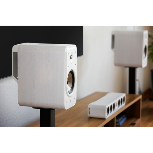 Polk Audio Signature Elite ES20 Two-Way Bookshelf Speakers (White, Pair)