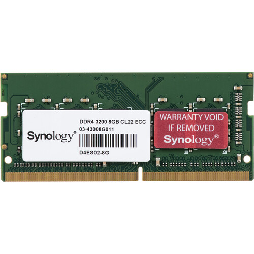 Synology 8GB DDR4 SO-DIMM ECC Memory Module